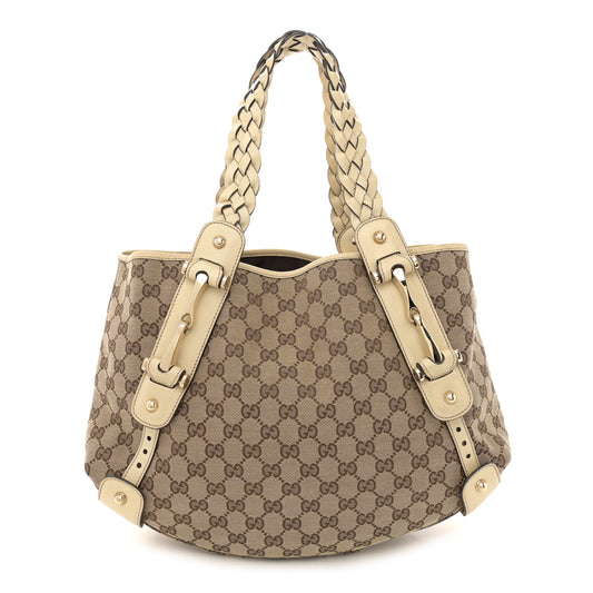 Monogram Small Pelham Shoulder Bag Off White