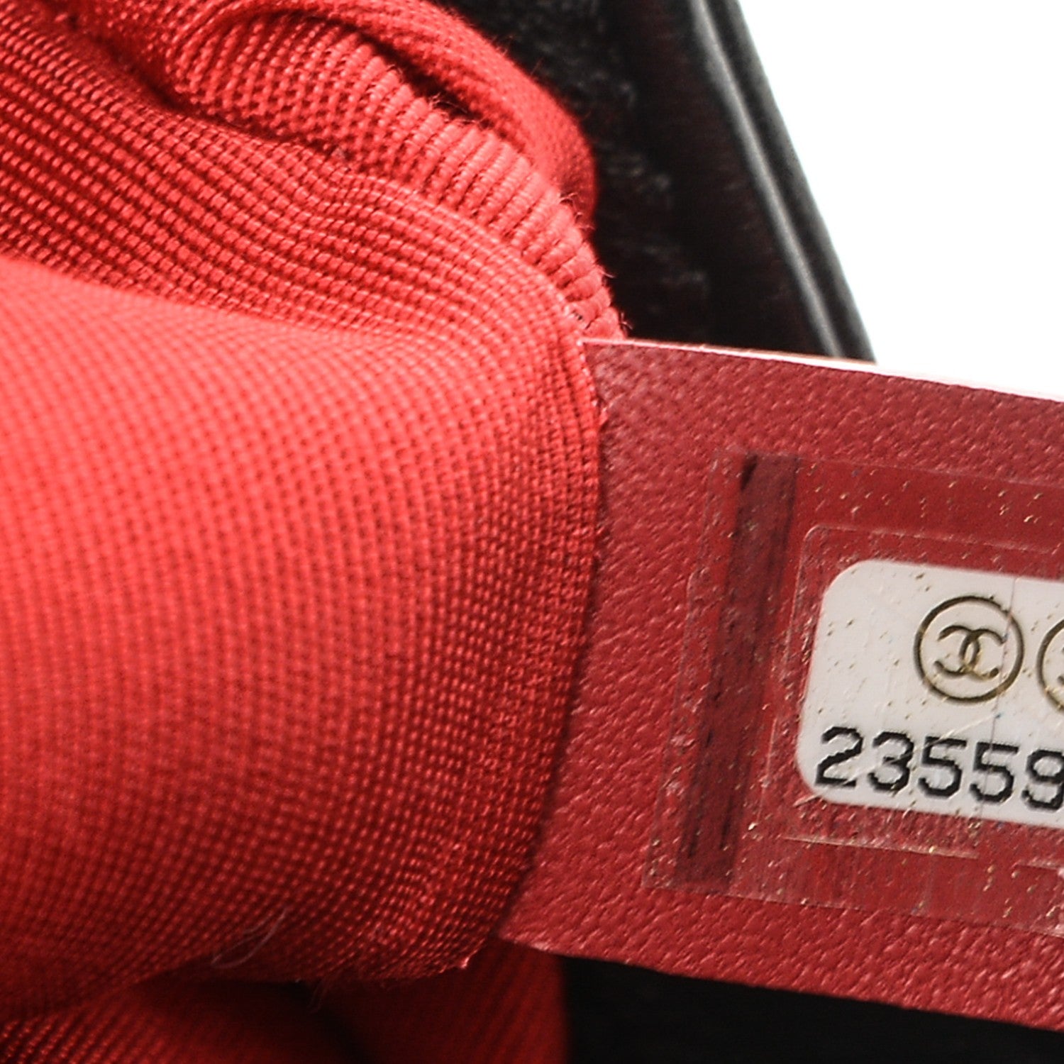 Chanel Lambskin Tweed Logo Embroidered Small Boy Flap White Red Black 7 of 7