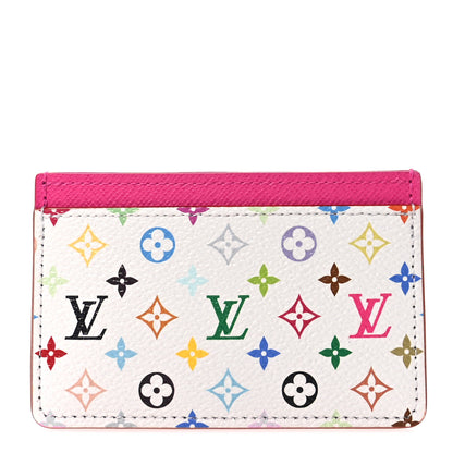 Louis Vuitton LV X TM Monogram Multicolor Card Holder Kawaii Pink 1 of 6