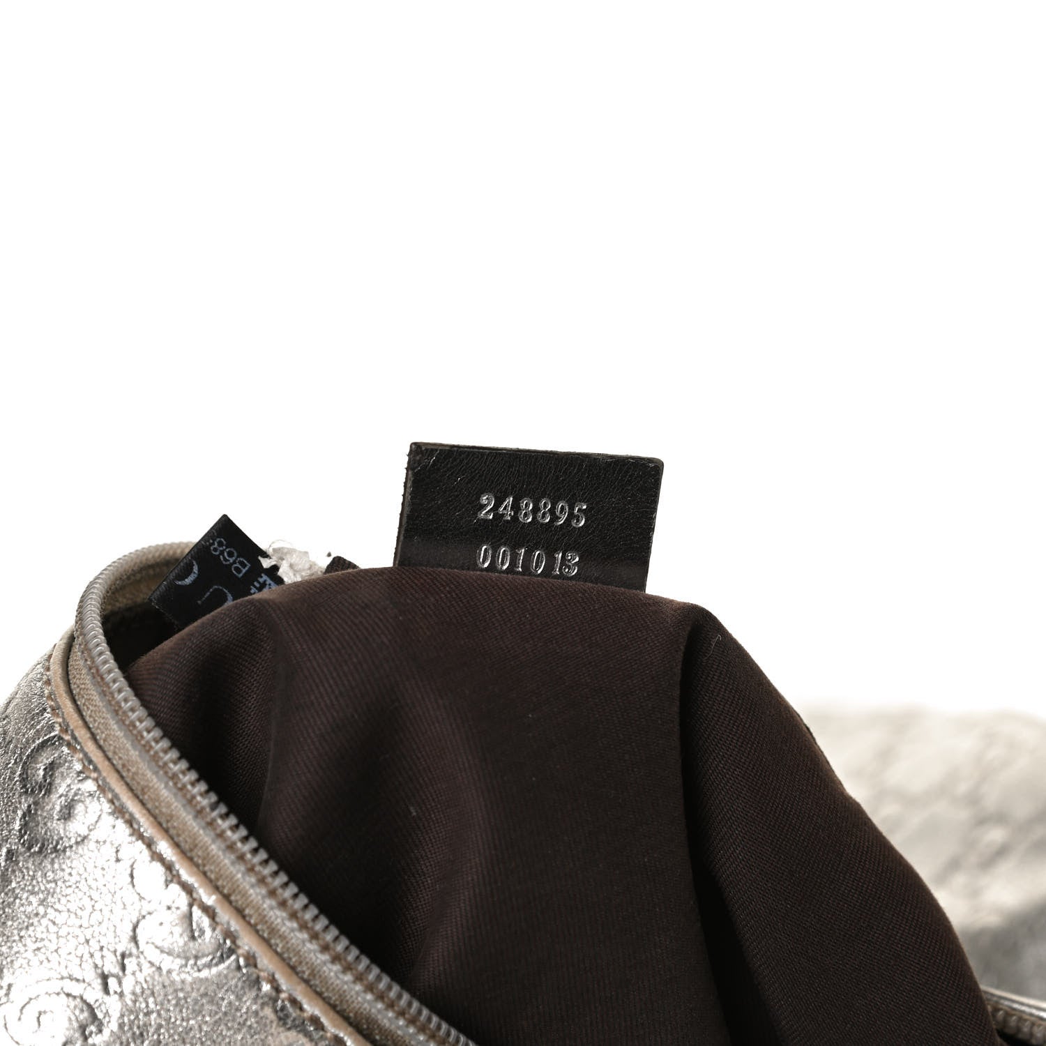 Gucci Metallic Guccissima Hobo Silver 6 of 16