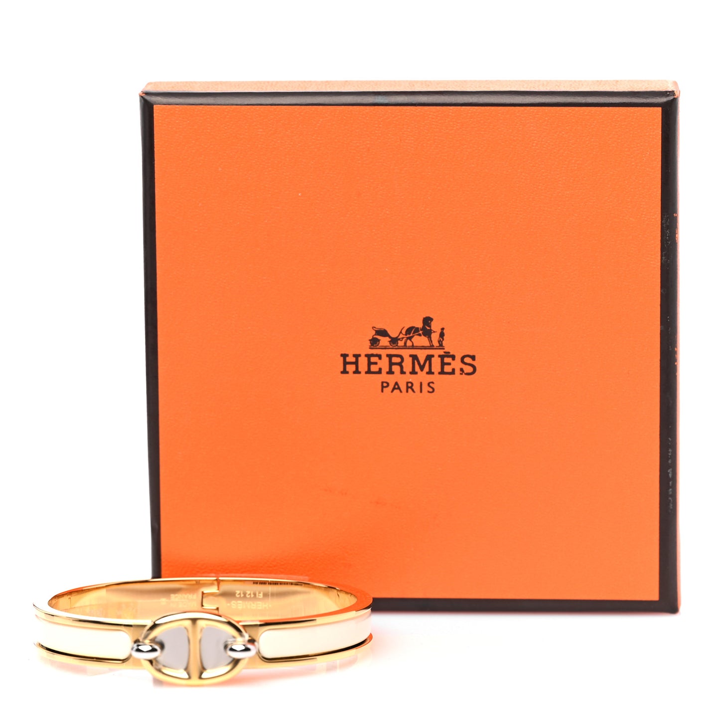 Enamel Mini Farandole Clic Chaine D'Ancre Bracelet Creme
