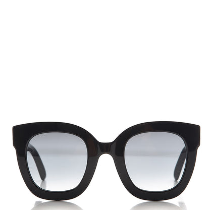 Gucci Round Frame Star Sunglasses GG0208S Black 2 of 9
