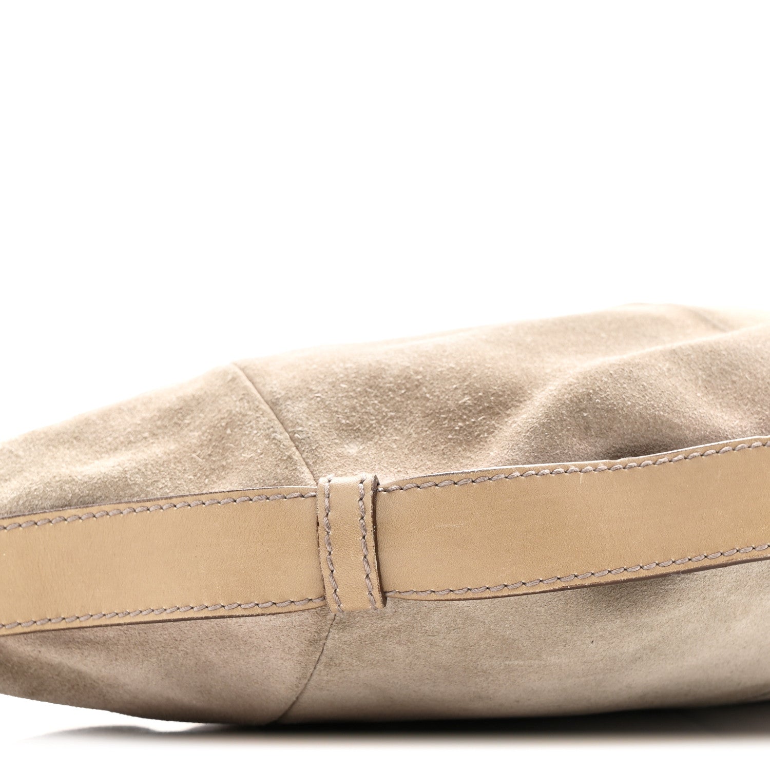 Saint Laurent Suede Calfskin Small Hobo Beige 9 of 12