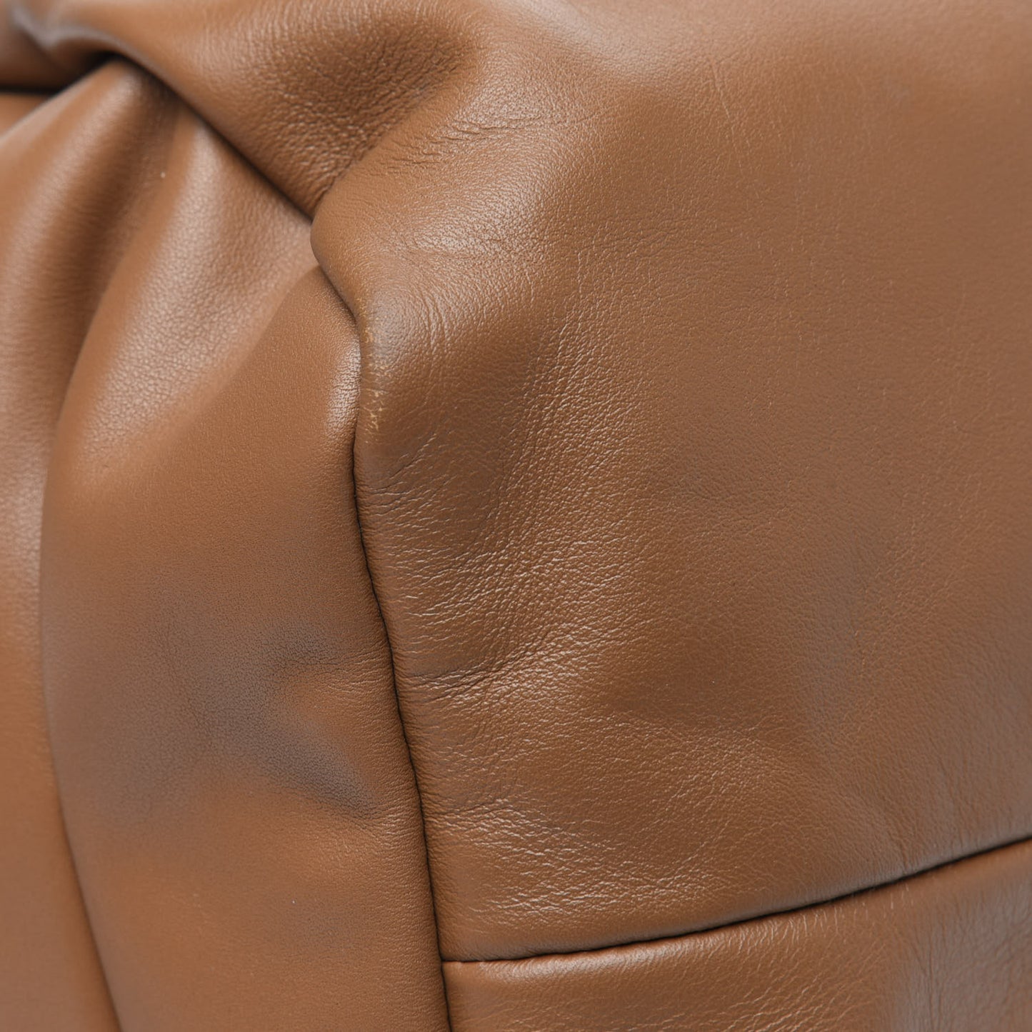 Smooth Butter Calfskin Large The Shoulder Pouch Cammello