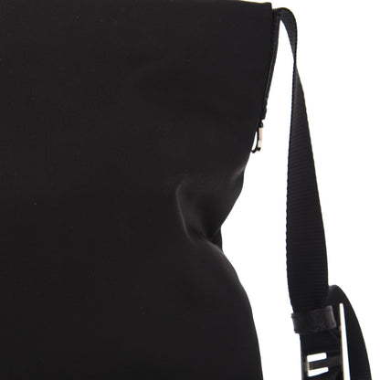Prada Tessuto Nylon Soft Calf Small Crossbody Bag Black Azzurro 11 of 14