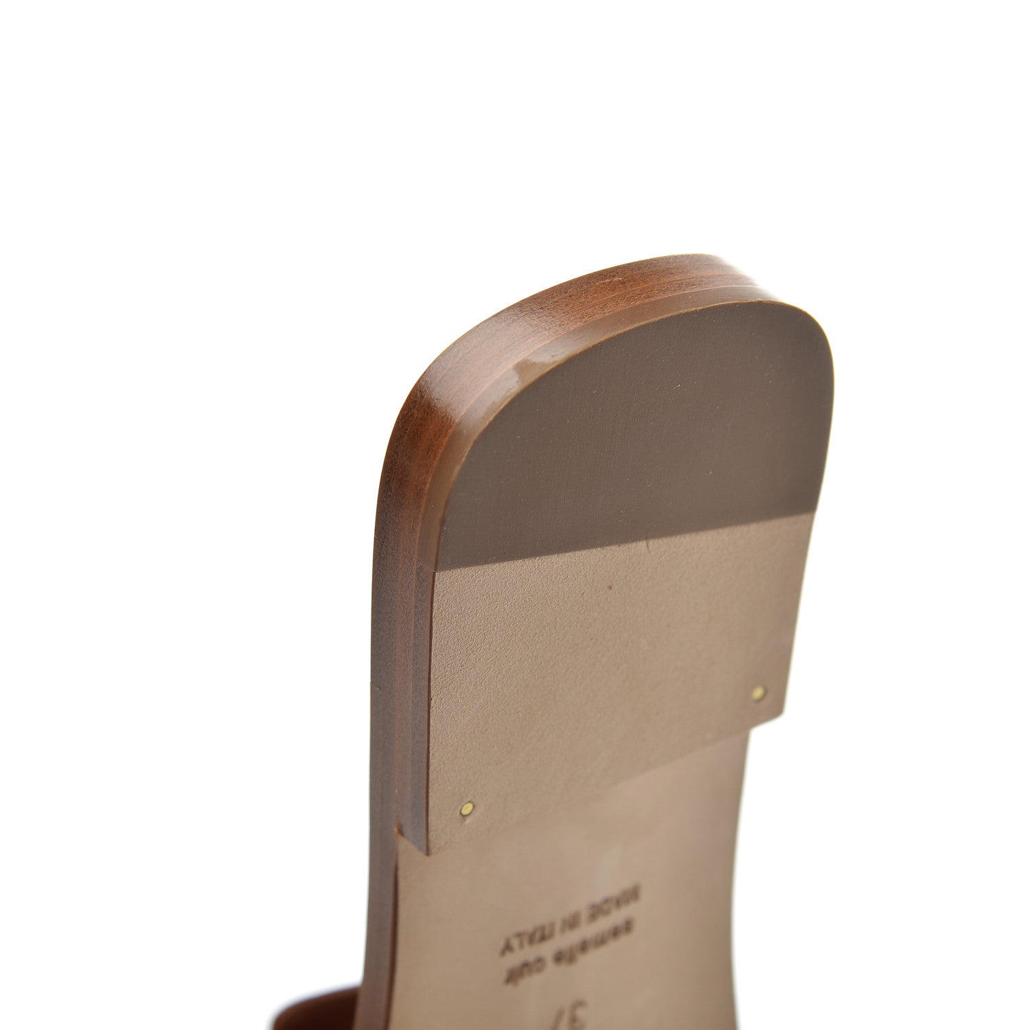 Hermes Box Calfskin Oran Sandals 37 Gold 15 of 16