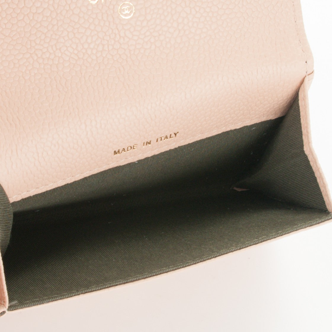 Chanel Caviar Quilted Boy Card Holder Wallet Beige Clair 5 of 8