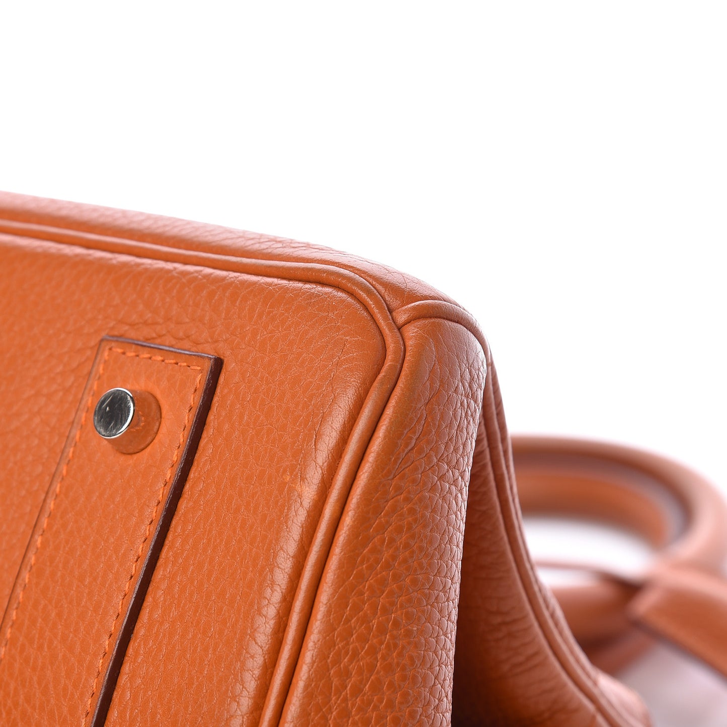 Taurillon Clemence JPG Birkin 42 Orange