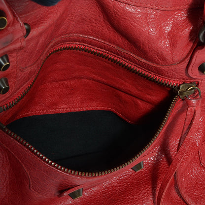 Balenciaga Agneau Classic Hardware City Coquelicot 11 of 12