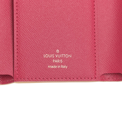 Louis Vuitton Damier Azur 2021 Christmas Animation Hollywood Victorine Wallet Fuchsia 6 of 7