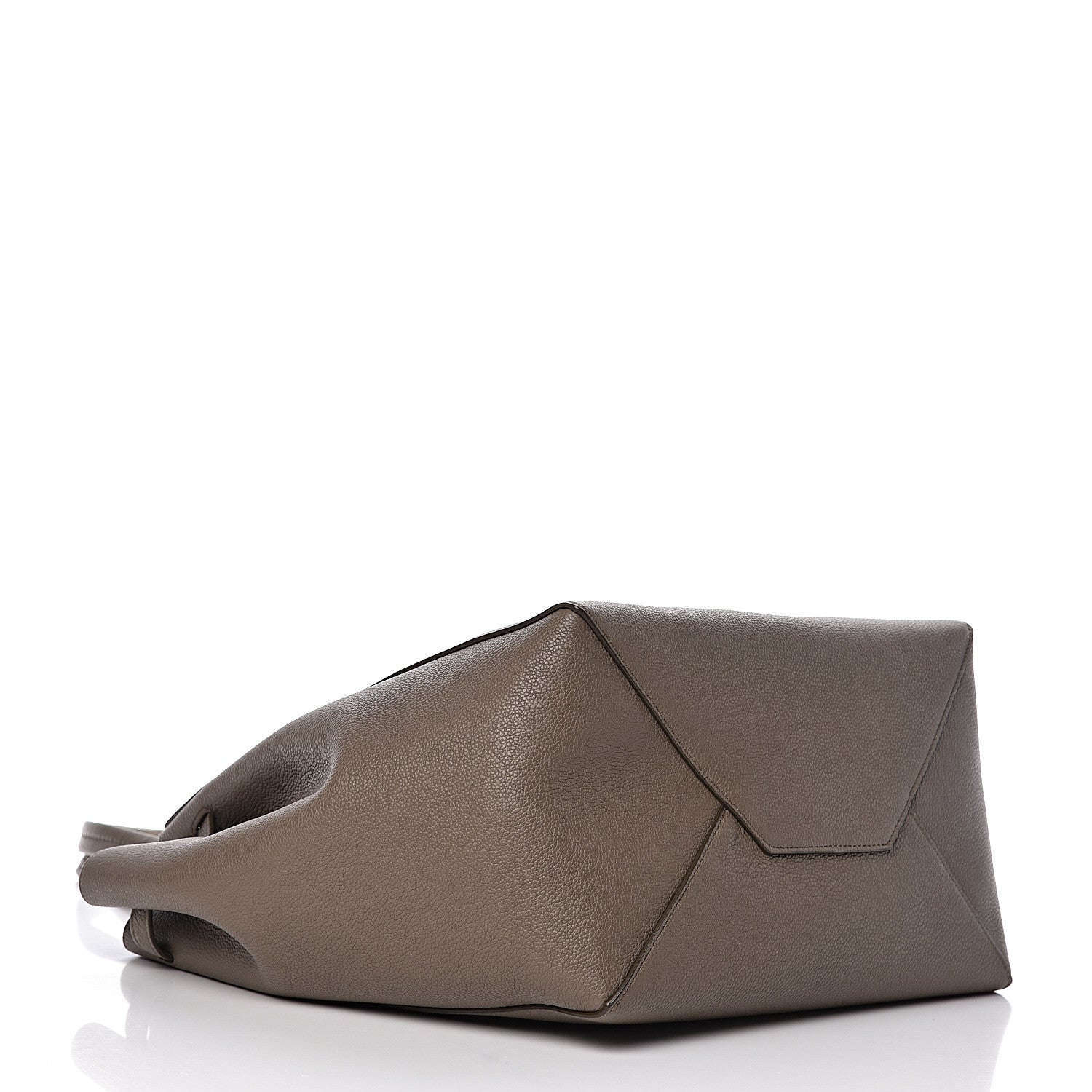 Celine Soft Grained Calfskin Small Belt Cabas Phantom Taupe 4 of 9