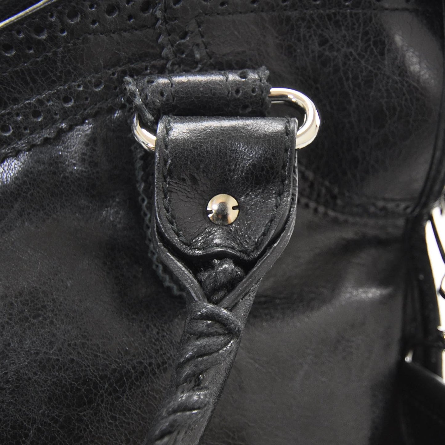 Agneau Giant Brogues Hardware City Black