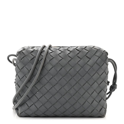 Bottega Veneta Nappa Intrecciato Small Loop Camera Bag Thunder 1 of 12