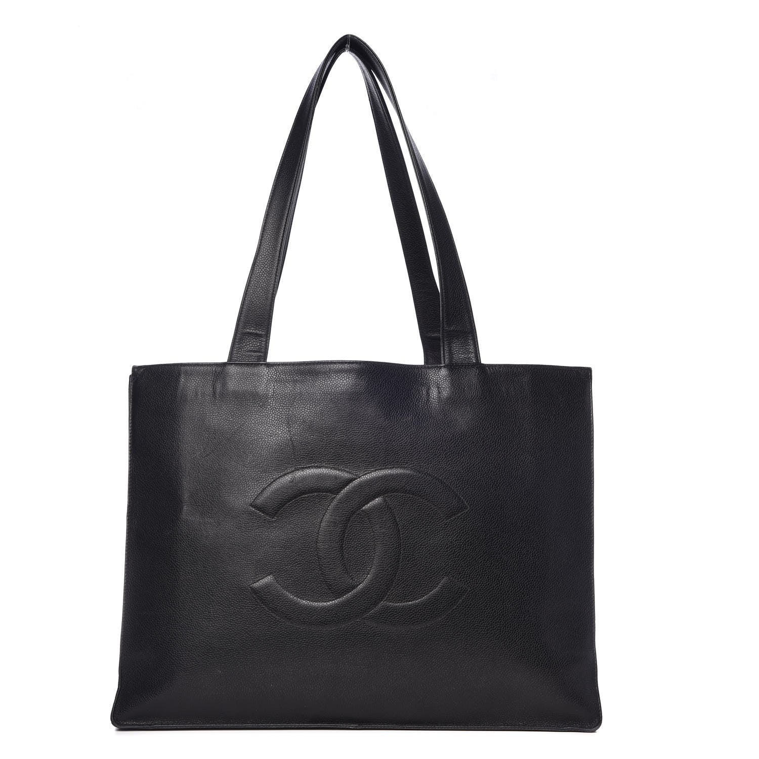 Chanel Caviar CC Tote Black 1 of 12
