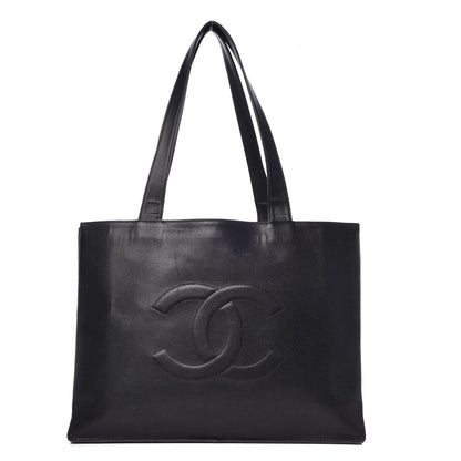 Chanel Caviar CC Tote Black 1 of 12