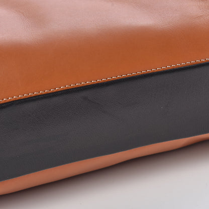 Celine Lambskin Calfskin Band Twisted Cabas Tan 14 of 15
