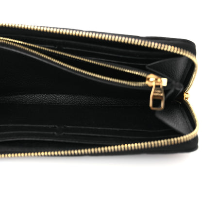 Louis Vuitton Empreinte Clemence Wallet Black 8 of 12