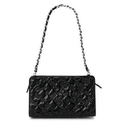 Chanel Patent Calfskin Lucky Symbols Pochette Black 1 of 10