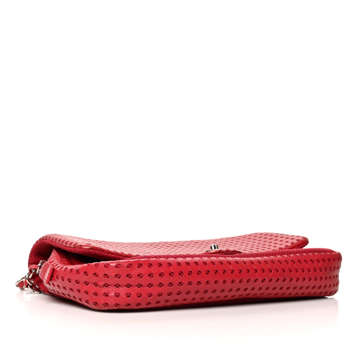 Perforated Lambskin Jumbo Easy Flap