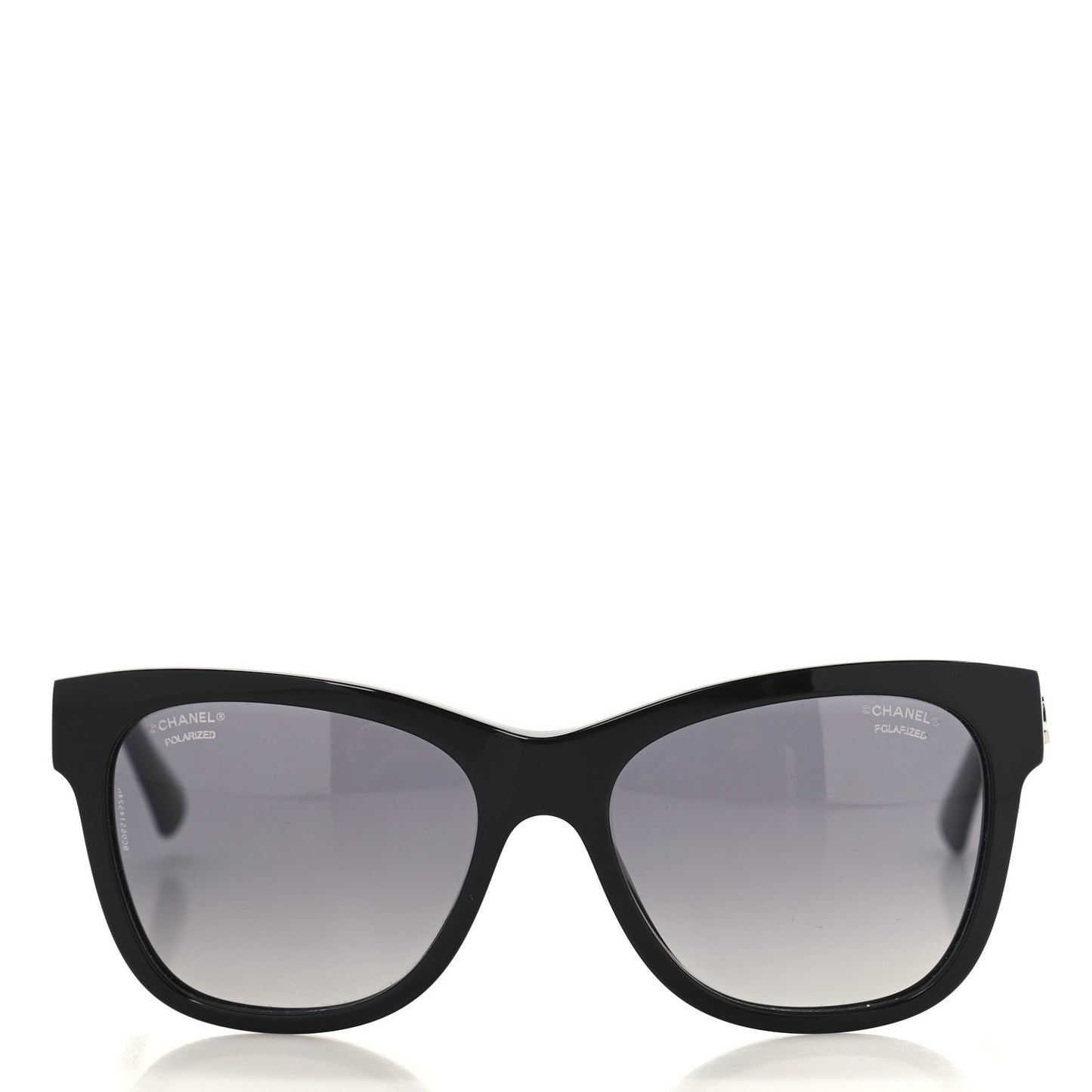 Acetate Polarized Square CC Sunglasses 5380 Black