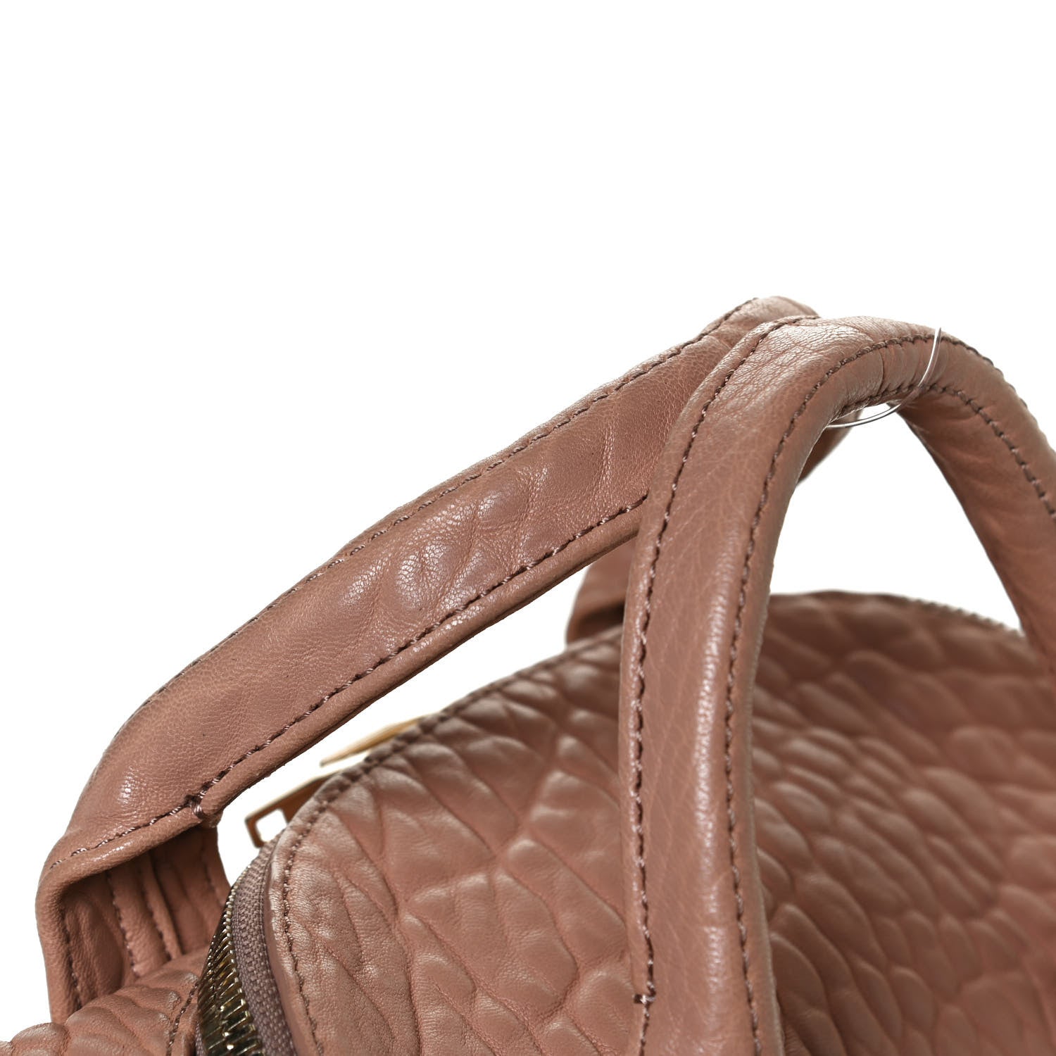 Alexander Wang Pebbled Lambskin Rockie Blush Pale Gold Hardware 12 of 13