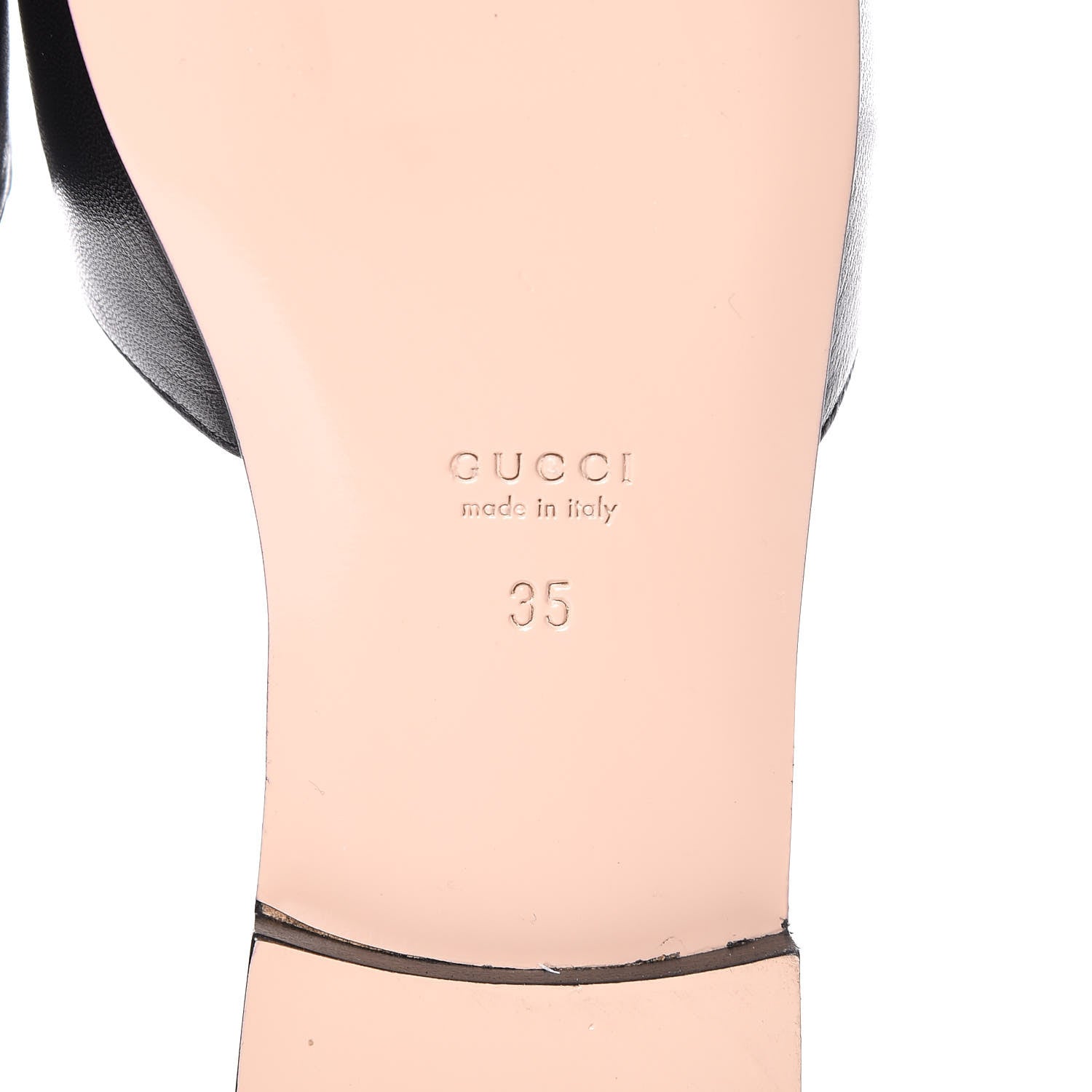 Gucci Malaga Kid Crystal Square G Madelyn Mules 35 Black 6 of 9