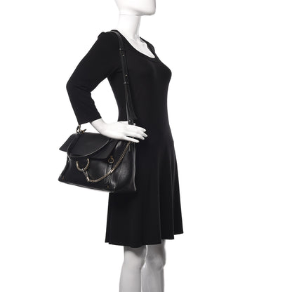 Chloe Calfskin Medium Faye Day Shoulder Bag Black 2 of 13