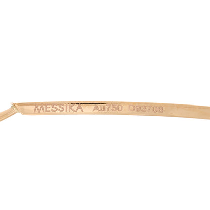 Messika 18K Rose Gold Medium Gatsby Hoop Earrings 6 of 6