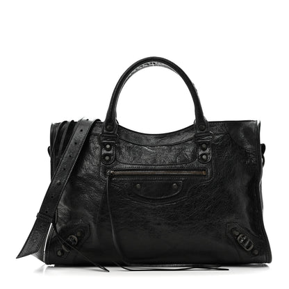 Balenciaga Agneau Arena Classic Hardware Medium Le City Black 1 of 10