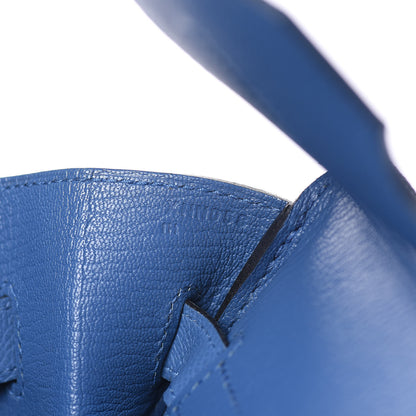 Hermes Epsom Birkin 35 Bleu Agate 9 of 34