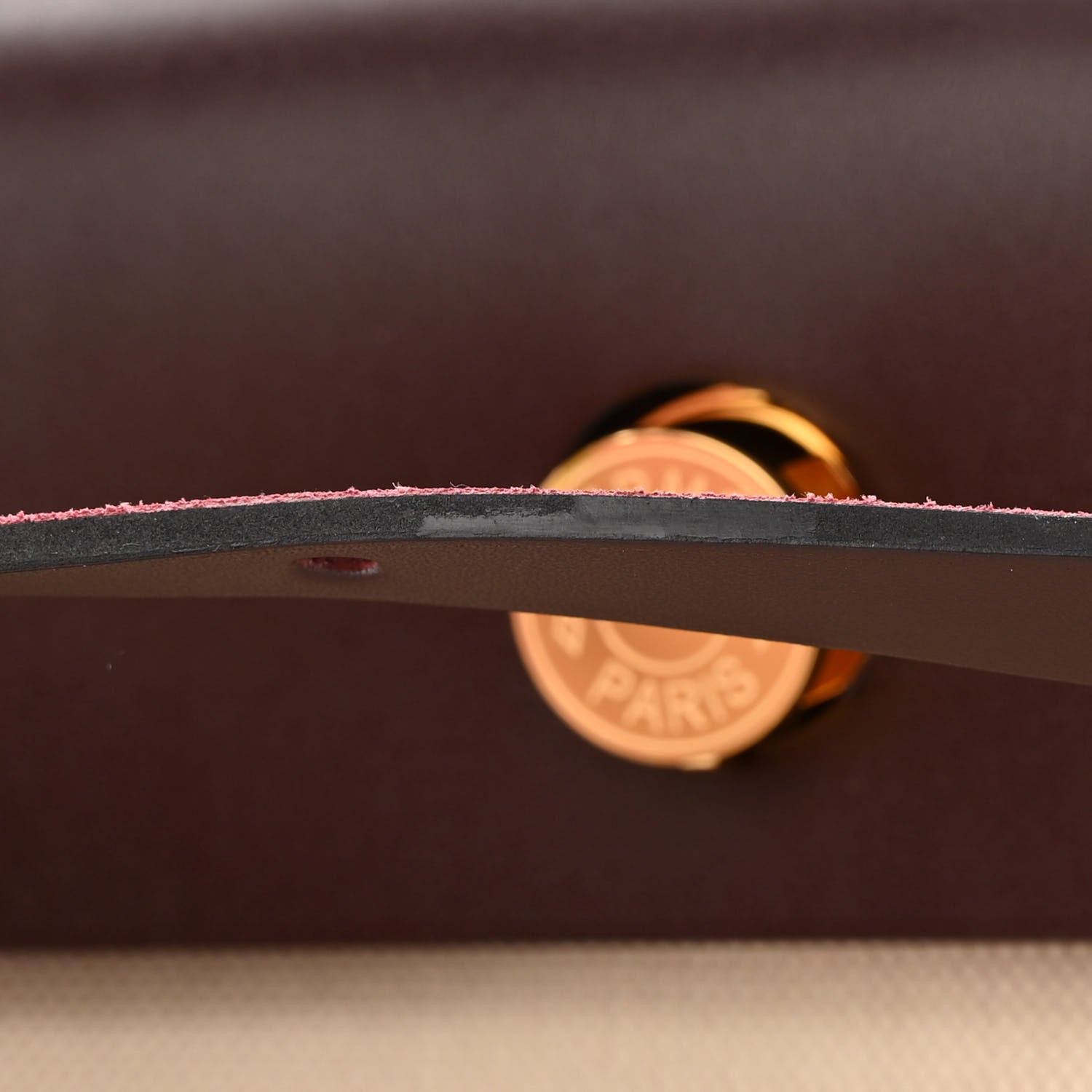 Hermes Military Toile Vache Hunter Herbag Zip Retourne 31 PM Beton Rouge Sellier 12 of 13