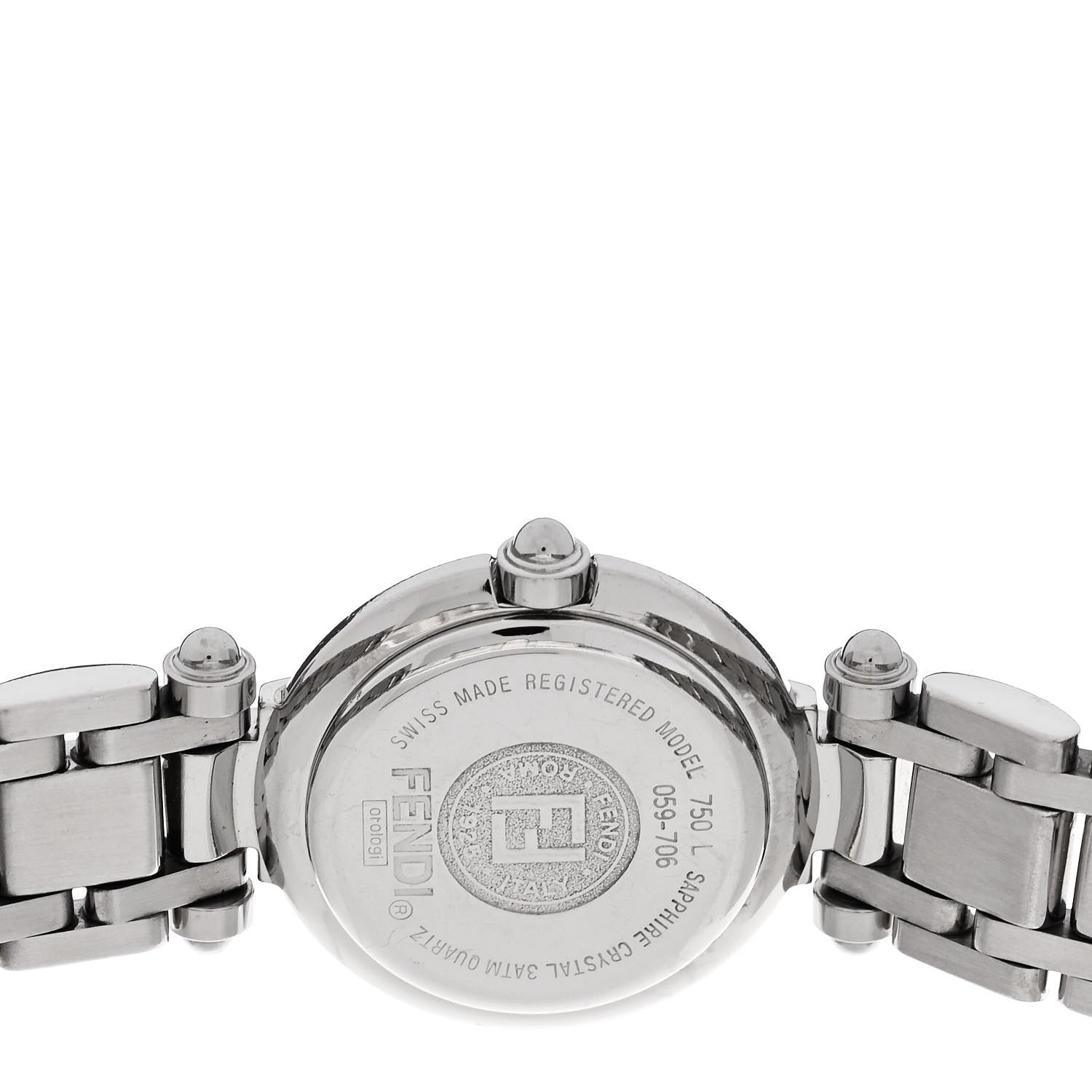 Fendi Stainless Steel 25mm 750L Quartz Watch Pink 4 of 5