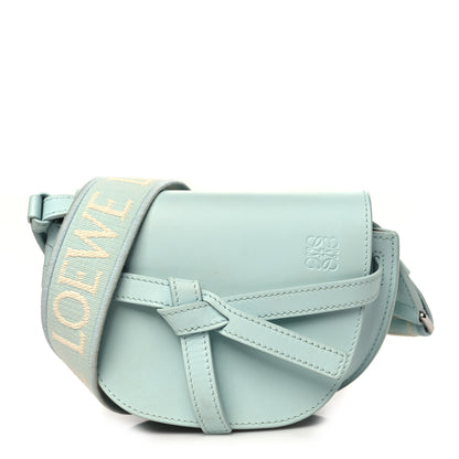 Loewe Calfskin Jacquard Mini Gate Dual Bag Abyss Blue 1 of 11