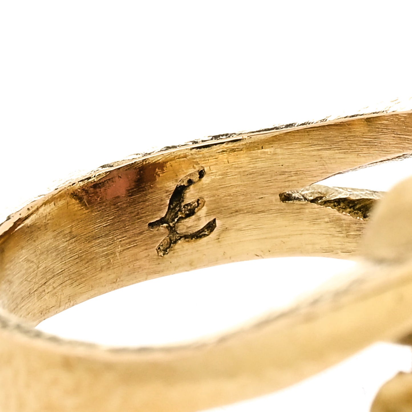 19K Yellow Gold Tourmaline Ring 53 6.5