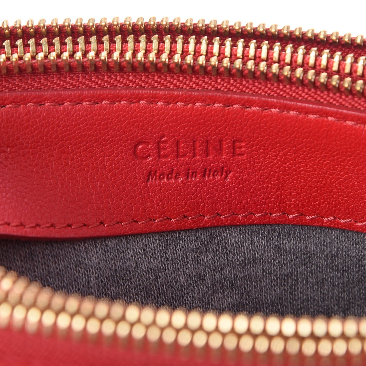 Lambskin Large Trio Crossbody Bag Red