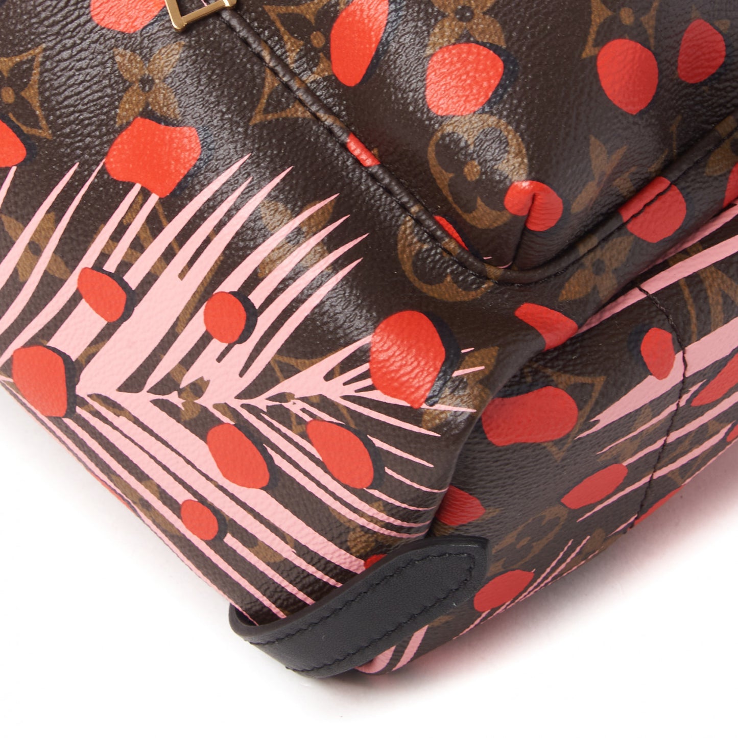 Monogram Jungle Dots Palm Springs Backpack PM Sugar Pink Poppy