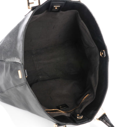 Fendi Vitello Acqua Large Twins Tote Black 5 of 8