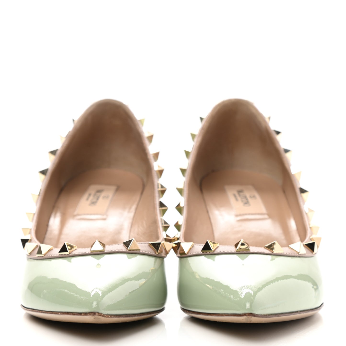 Patent Rockstud 70mm Wedges 37 Water Green Poudre
