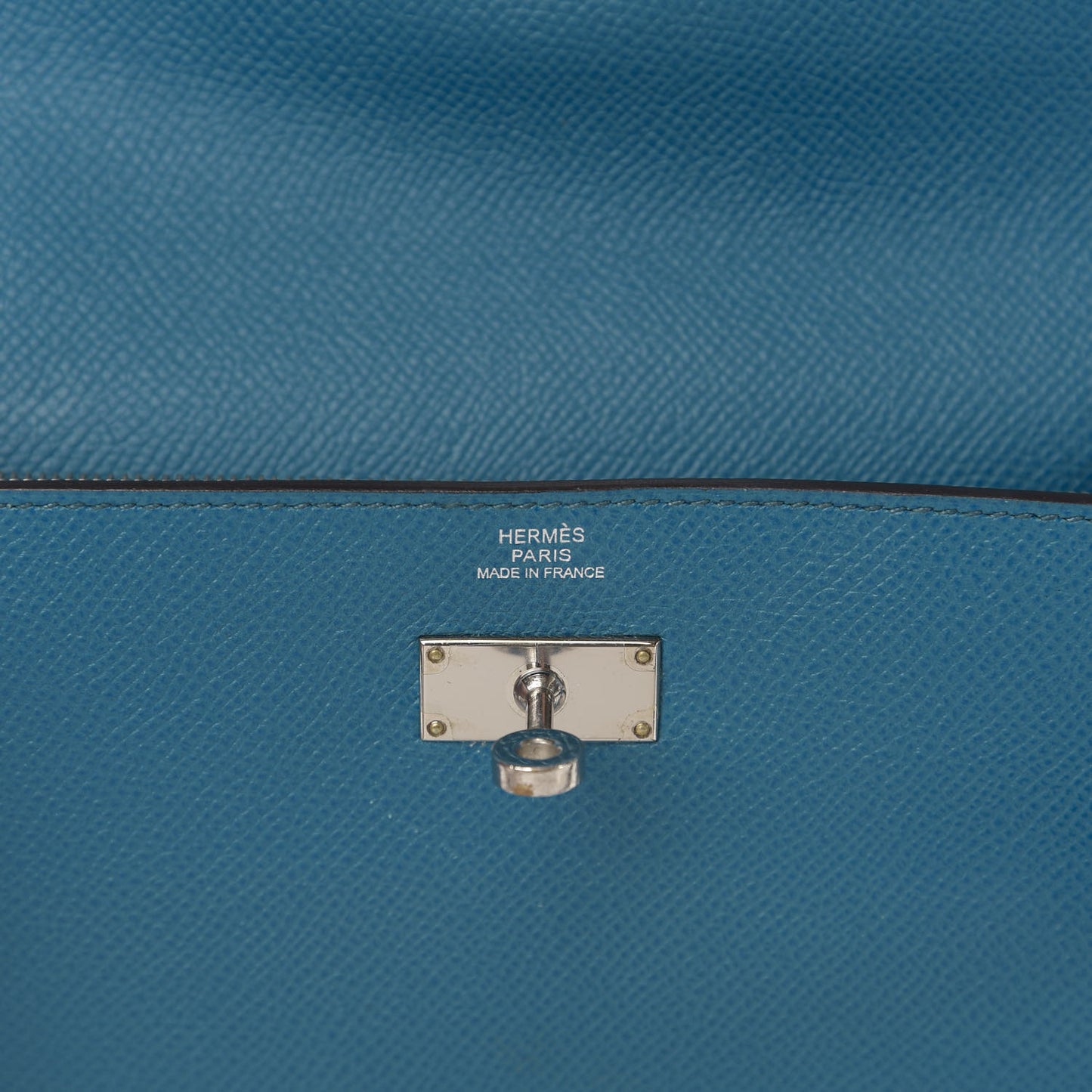 Epsom Kelly Longue Wallet Bleu Izmir