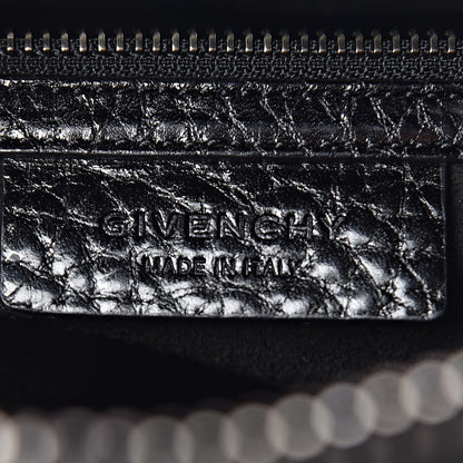 Givenchy Glazed Pebbled Calfskin Medium Lucrezia Black 9 of 10