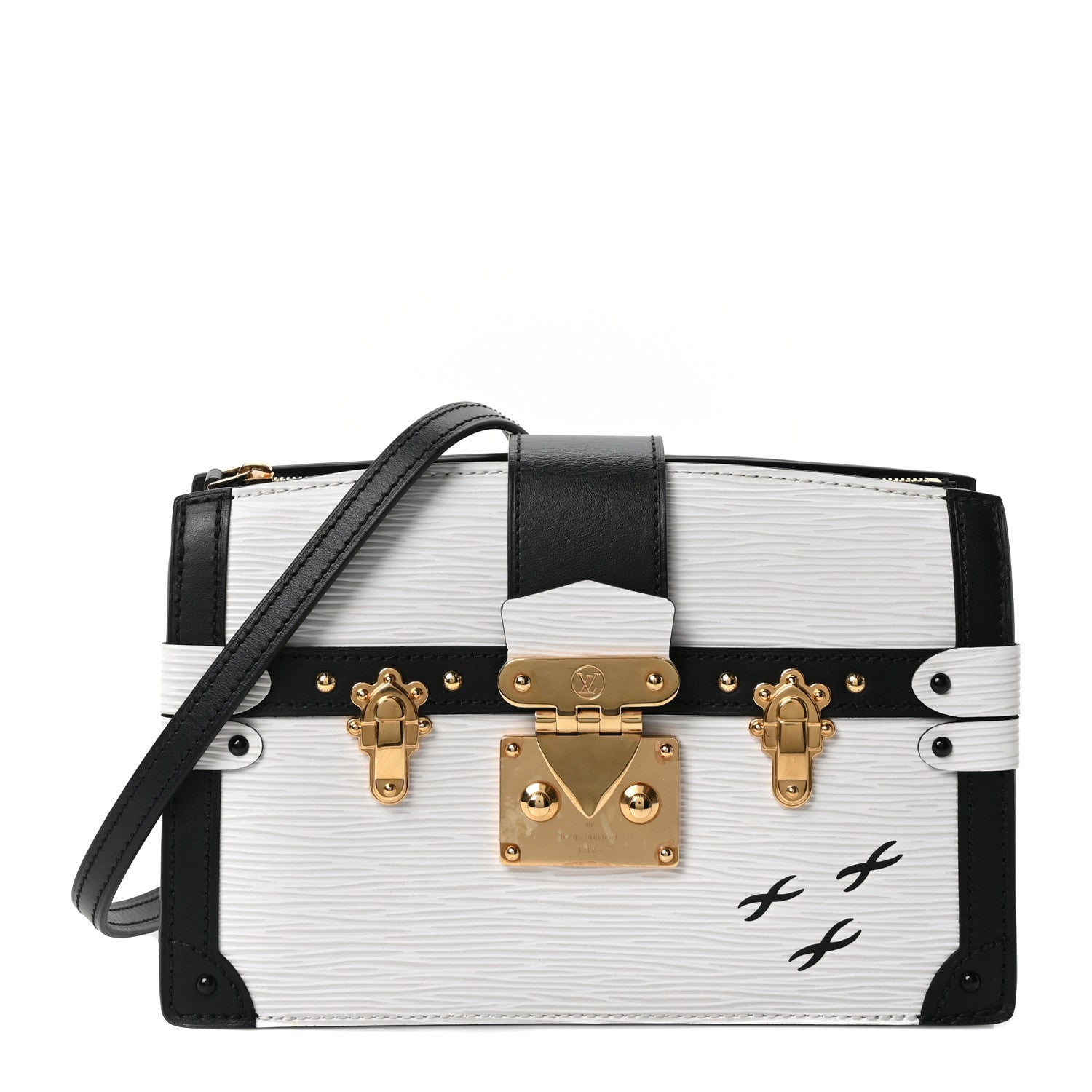 Louis Vuitton Epi Trunk Clutch White 2 of 17