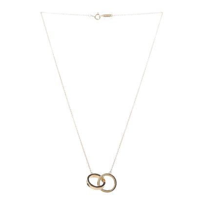 Tiffany 18K Yellow Gold 1837 Interlocking Circles Pendant Necklace 3 of 6