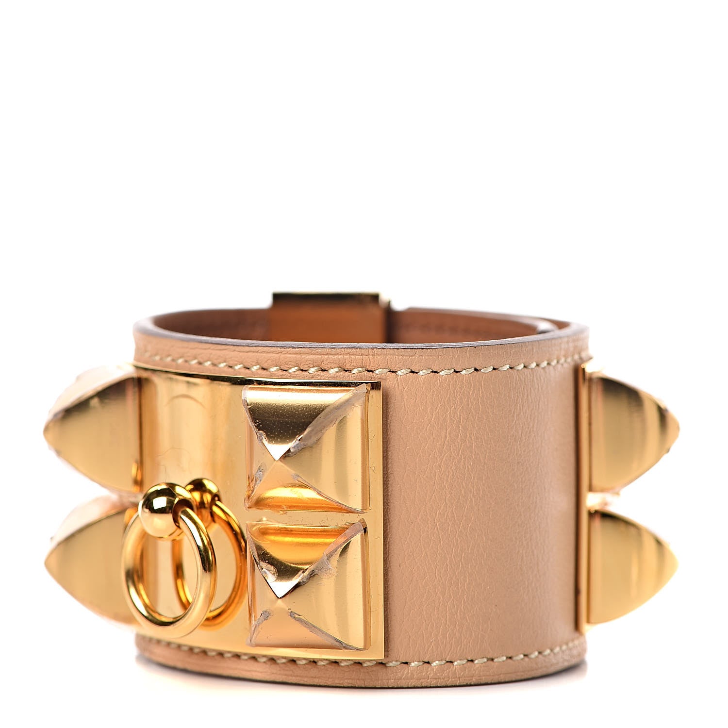 Hermes Swift Collier de Chien CDC Bracelet S Sable 1 of 6