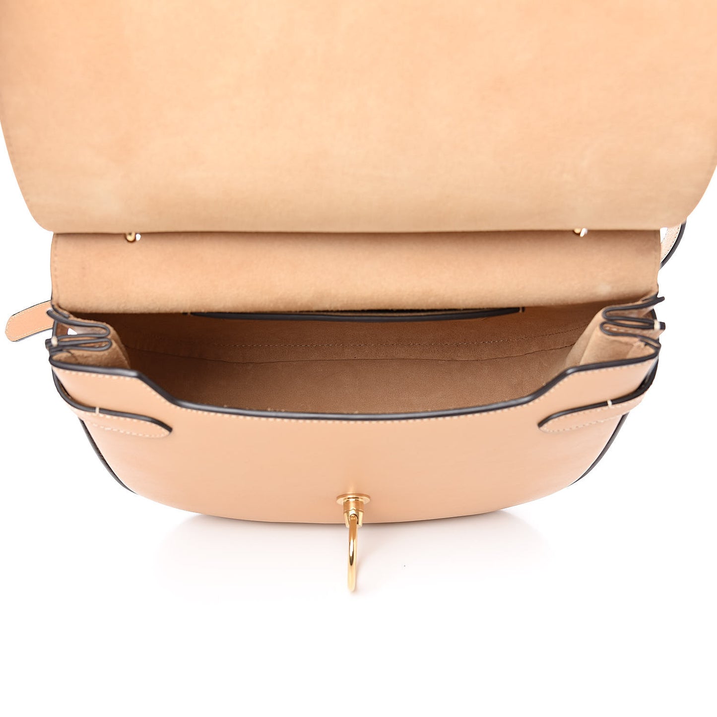 Silky Calfskin Amberley Satchel Dark Golden Yellow