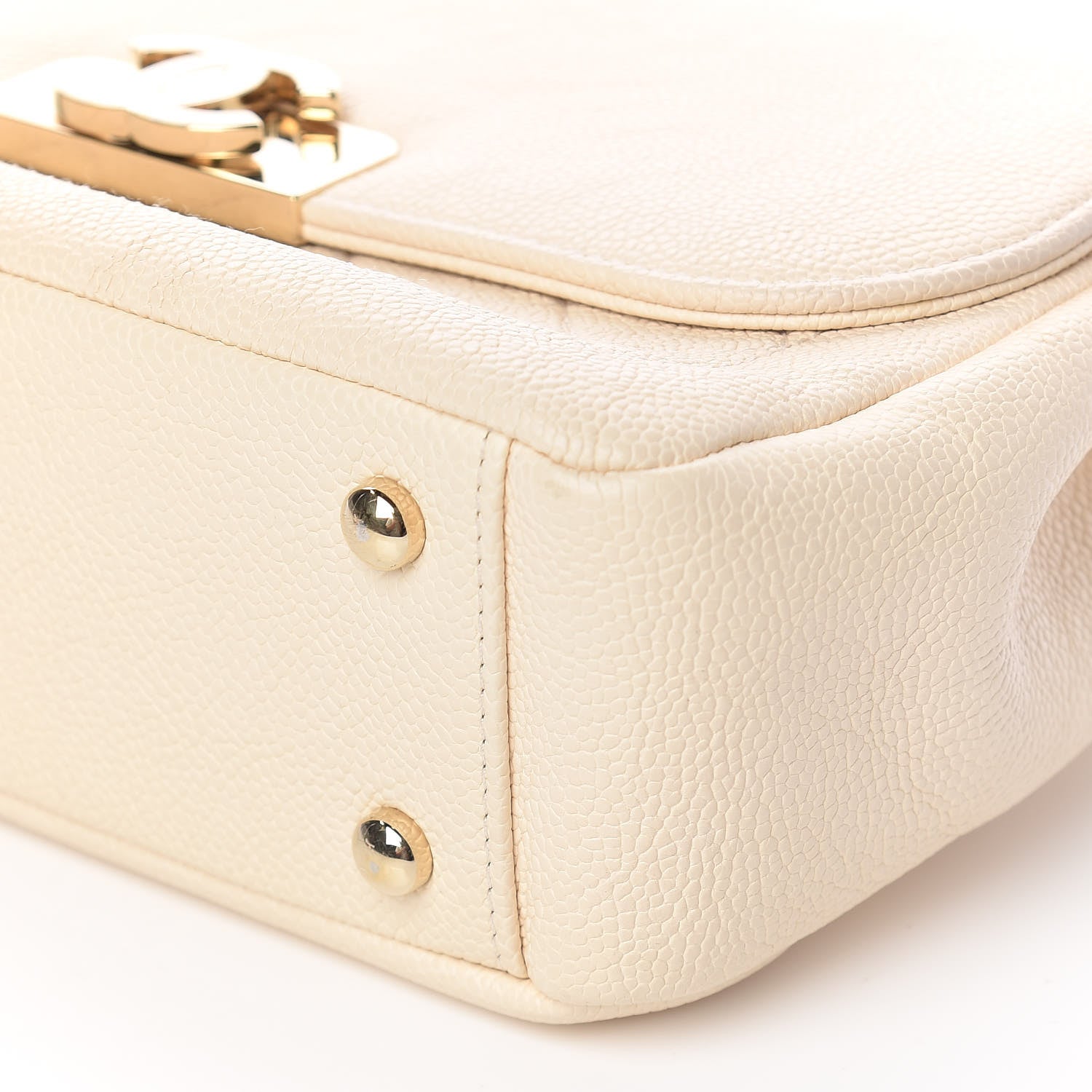 Chanel Caviar Quilted Small Flap Ivory 9 of 10