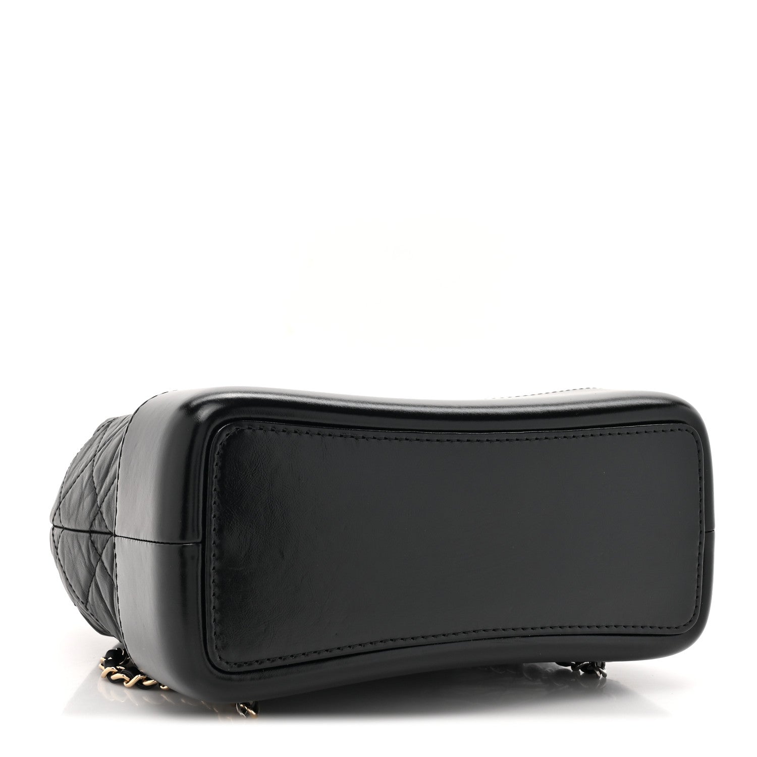 Chanel Aged Calfskin Quilted Small Gabrielle Backpack Black 4 of 11