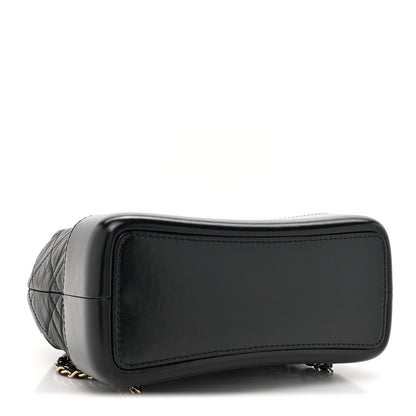 Chanel Aged Calfskin Quilted Small Gabrielle Backpack Black 4 of 11