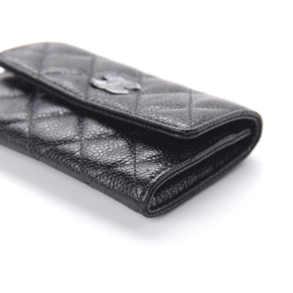 Chanel Caviar Quilted Incognito Flap Card Holder Black 7 of 12