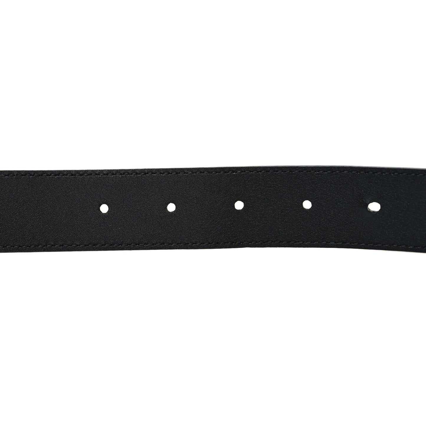 Moon Calfskin Double G 30mm Belt 105 42 Black