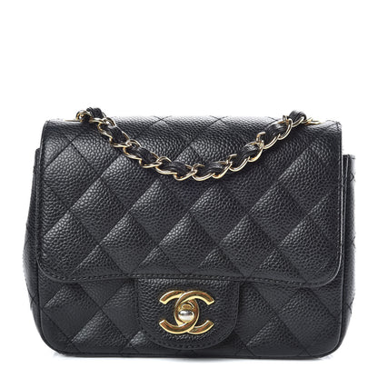 Chanel Caviar Quilted Mini Square Flap Black 1 of 9
